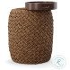 Abaco Natural Woven Side Table