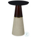 Bria Black Stone Spot Table