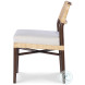 Caribe Natural And Flax Upholstery Dining Side Chair