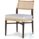 Caribe Natural And Flax Upholstery Dining Side Chair
