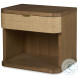 Cruz Warm Natural 1 Drawer Nightstand