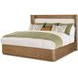 Triza Cruz Natural Upholstered King Platform Bed