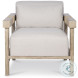 Koehn Aged Natural And Flax Lounge Chair