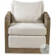 Tessuto Triza And Beige Swivel Lounge Chair