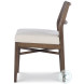 Caribe Triza And Flax Upholstery Dining Side Chair