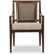 Graham Triza Upholstered Beige Dining Arm Chair