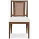 Graham Triza Upholstered White Dining Side Chair