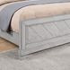 Montana Gray King Low Profile Panel Bed