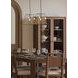 Cupertino Brown 2 Door Dining Display Cabinet