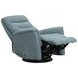 Gemini Snazzy Blue Manual Swivel Glider Recliner