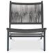 Palma Black Outdoor Lounge Chair