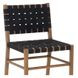 Mira Black Upholstered Outdoor Dining Chair