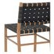 Mira Black Upholstered Outdoor Dining Chair