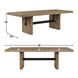 Aubrey Brown 96" Extendable Rectangular Dining Table