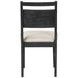 Sable Crest Black Upholstered Dining Chair Set of 2