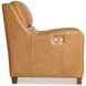 Dillon Brown Leather Recliner with USB Port