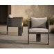 Rialto Beige Upholstered Outdoor Arm Chair