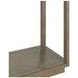 Glaze Quartz Rectangular Glass Top Console Table