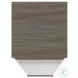 Orion White And Walnut Grey 20" Narrow Shelving Unit
