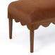 Oodle Bronze Performance Fabric Upholstered Accent Bench