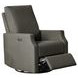 Louie Slate Swivel Glider Power Recliner with USB Charging
