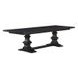 D00118 Gray 112" Extendable Rectangular Dining Table