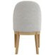 Essence Beige Upholstered Curved Back Chair