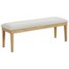 Essence Cream Upholstered Dining Bench