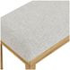Essence Cream Upholstered Dining Bench