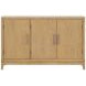 Essence Natural and White 3 Door Marble Top Server