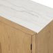 Essence Natural and White 3 Door Marble Top Server
