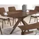 Oscar Walnut 42" Round Dining Table