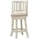 Antique White 24" Swivel Counter Height Stool