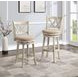 D01844 White Swivel Counter Height Stool
