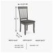 Shullden Gray Dining Chair Set of 2