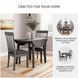 Shullden Gray Drop Leaf Dining Table