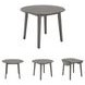 Shullden Gray Drop Leaf Dining Table