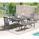 Navarro Outdoor Dining Mocha Outdoor Dining Bench
