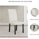 Kimonte Ivory Upholstered Dining Side Chair Set of 2
