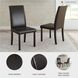 Kimonte Brown Upholstered Dining Side Chair Set of 2