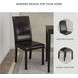 Kimonte Brown Upholstered Dining Side Chair Set of 2