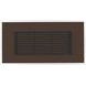 Pinstripe Smoked Bronze and Dark Chocolate 84" Rectangular Glass Top Dining Table