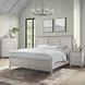 San Mateo Rustic White Queen Panel Bed