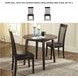 Hammis Dark brown Extendable Drop Leaf Round Dining Table