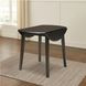 Hammis Dark brown Extendable Drop Leaf Round Dining Table