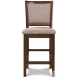 Amy Cherry Counter Height Stool Set Of 2