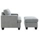 Baldwin Dalton Graphite Upholstered Rectangular Ottoman