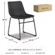 Centiar Black Dining Chair Set Of 2