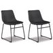 Centiar Black Dining Chair Set Of 2