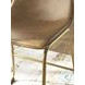 Crandox Toast And Gold Dining Chair